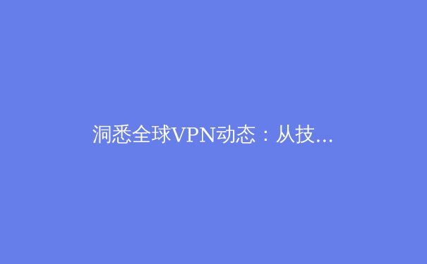 洞悉全球VPN动态：从技术演进到合规使用，构建安全数字未来的关键资讯 - 3