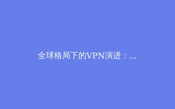 全球格局下的VPN演进：从隐私工具到数字生存的必备战略资源 - 2